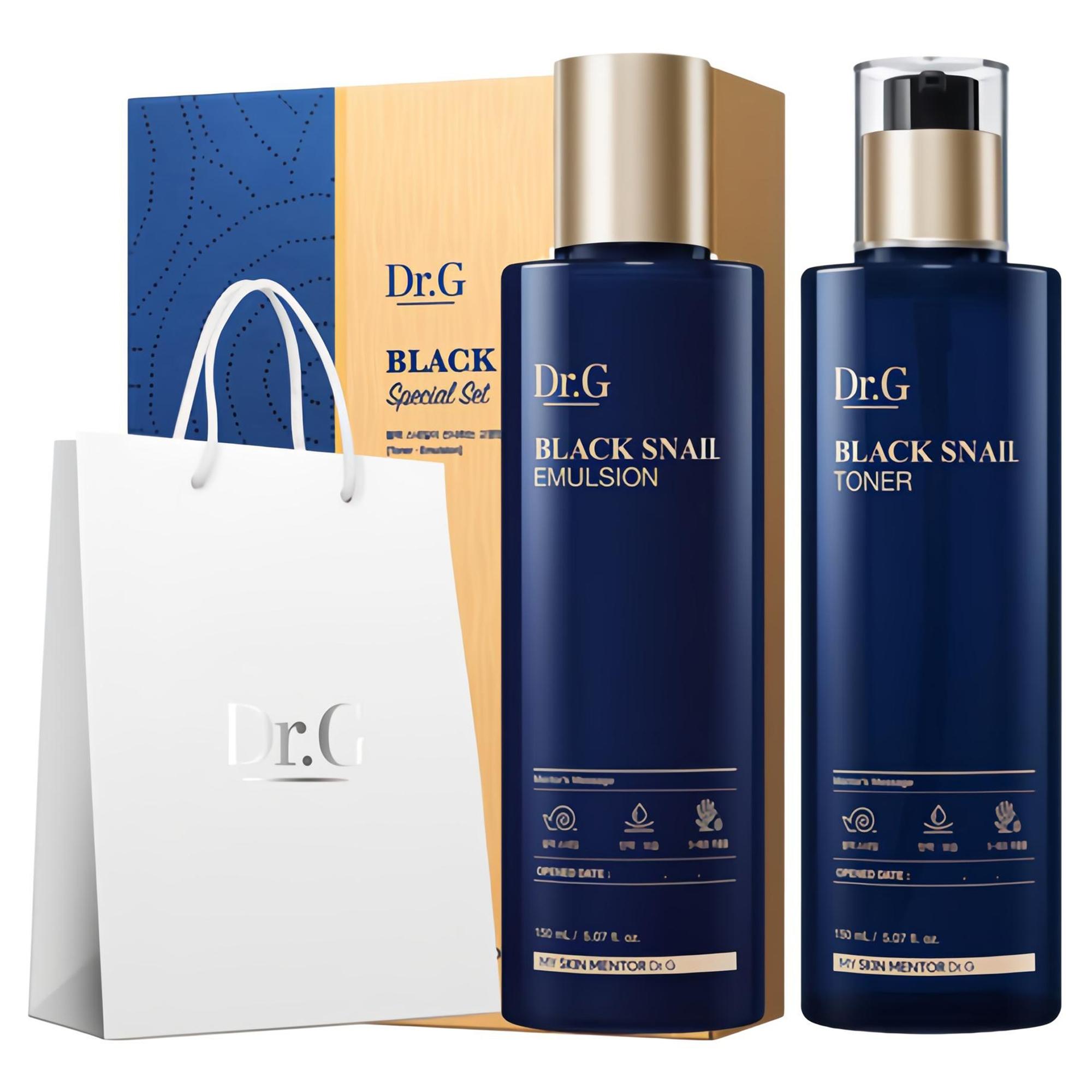 닥터지 블랙 스네일 토너 150ml + 에멀전 150ml 스페셜 2종 세트